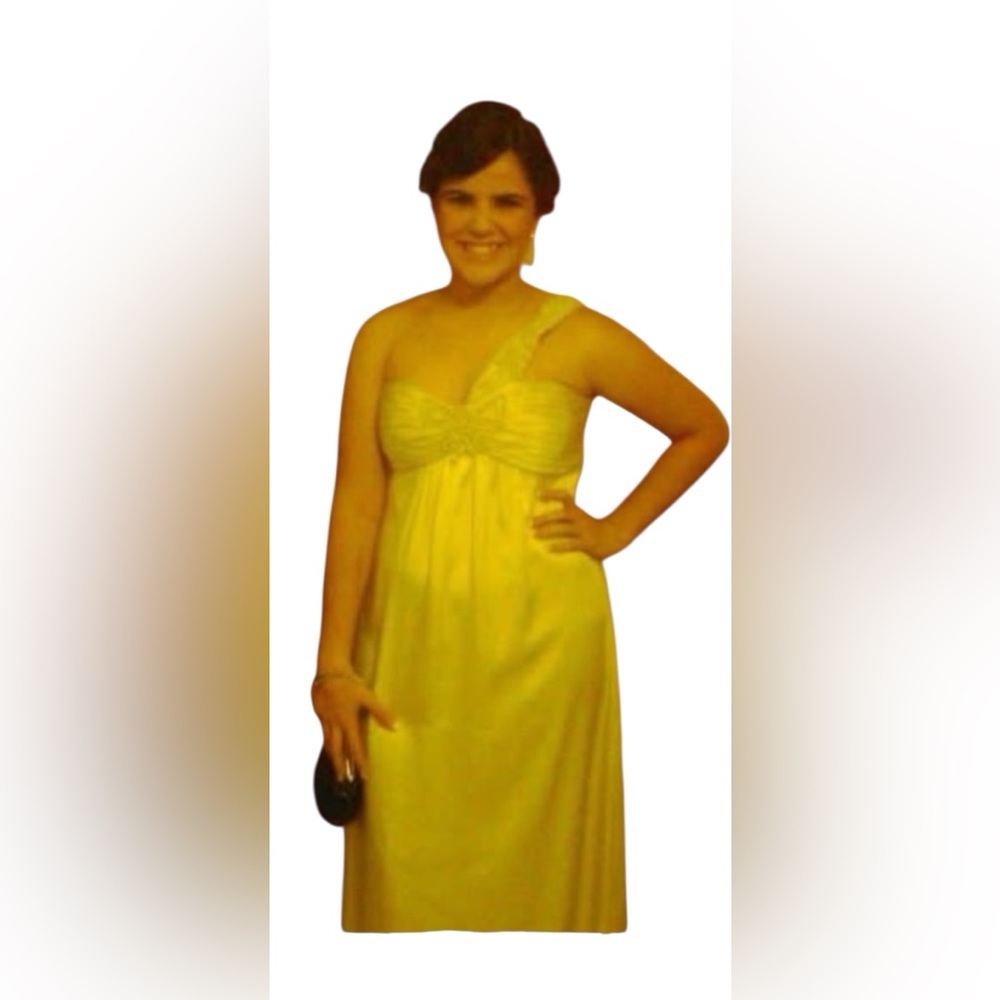 Elegant One Shoulder Evening Gown